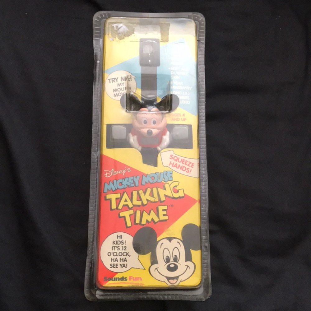 Vintage talking Mickey watch